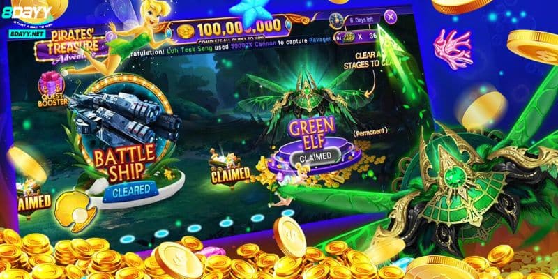 Hướng dẫn chơi game bắn cá 8DAY hoàn chỉnh cho newbie